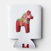 Zweeds Dala Horse Blikjeskoeler (Achterkant)