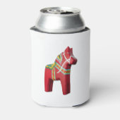 Zweeds Dala Horse Blikjeskoeler (Blikje Achterkant)