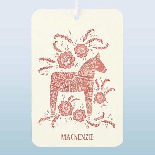 Zweeds Dala Horse Persoonlijk Rode Luchtverfrisser