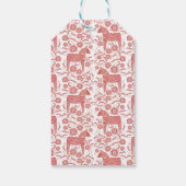 Zweeds Dala Horse Red Cadeaulabel (Achterkant)