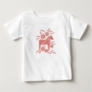 Zweeds Dala Horse Red en White