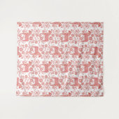 Zweeds Dala Horse Red en White Wandkleed (Voorkant (horizontaal))