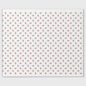 Zweeds Dala Horse Scandinavian Cadeaupapier (Vlak)