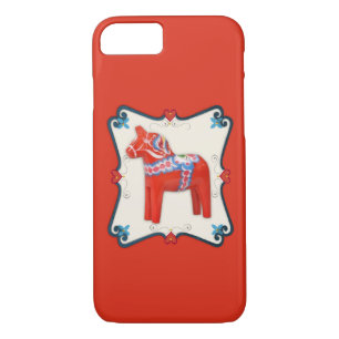 Zweeds Dala Horse Scandinavian Folk Art Case-Mate iPhone Case