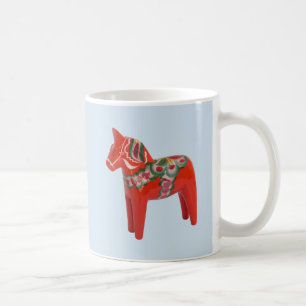 Zweeds Dala Horse Scandinavian Koffiemok