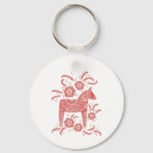 Zweeds Dala Horse Sleutelhanger (Voorkant)