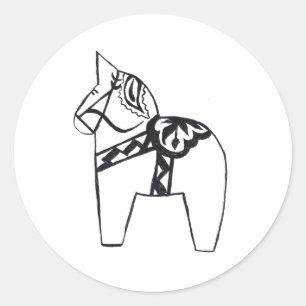 Zweeds Dala Horse Sticker