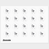 Zweeds Dala Horse Sticker (Vel)