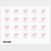 Zweeds Dala Horse Sticker (Vel)