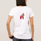 Zweeds Dala Horse T-shirt (Achterkant)