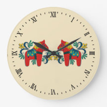 Zweeds Dala Horse Twins Scandinavian