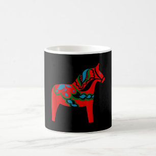 Zweeds Dala Horse Zweden Rood Dalecarlian Horse Koffiemok