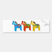 Zweeds Dala Horses Bumpersticker (Voorkant)