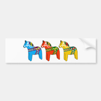 Zweeds Dala Horses Bumpersticker