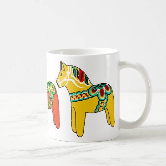 Zweeds Dala Horses Koffiemok (Rechts)