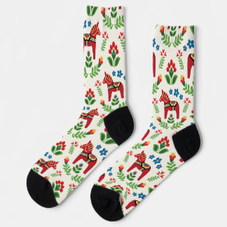 Zweeds Dala Horses Red Sokken