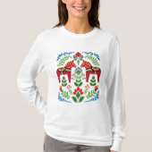Zweeds Dala Horses Red T-shirt (Voorkant)