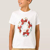Zweeds Dala Horses T-shirt (Voorkant)