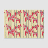 Zweeds Dala Horses Tissue paper Tissuepapier (Voorkant)
