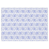 Zweeds Dala Paard Blauw en Wit Tafelkleed (Voorkant (Horizontaal))