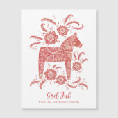 Zweeds Dala Paard God Jul Magnetische Vakantie Kaa (Voorkant)
