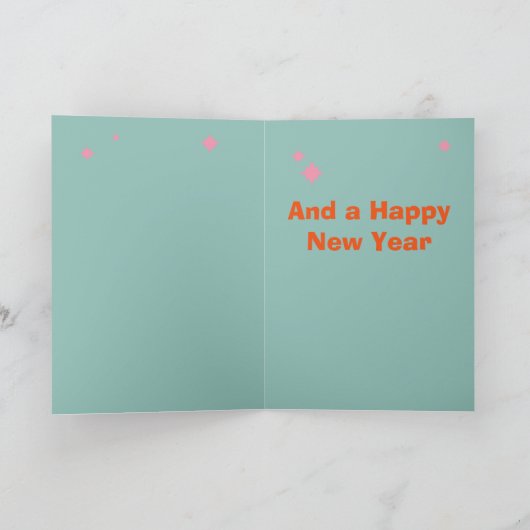 Zweeds Dala Paard Kerstmis Feestdagen Kaart (Binnen)