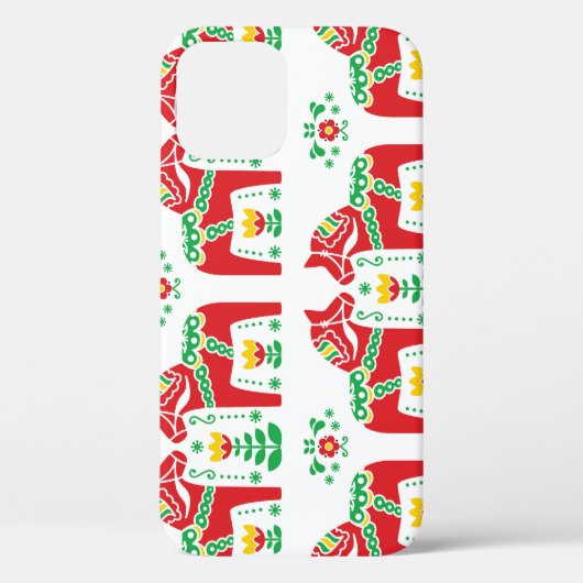 Zweeds Dala Paard: Volkskunst Case-Mate iPhone Case (Achterkant)