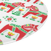 Zweeds Dala Paard: Volkskunst Snijplank (Hoek)