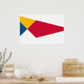 Zweeds-Deense ijsbreker Service, Denemarken Poster (Keuken)