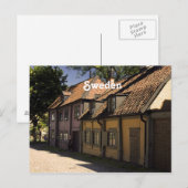 Zweeds dorp briefkaart (Voorkant / Achterkant)