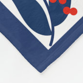 Zweeds en Fins Folk Art Gift Fleece Deken (Hoek)