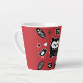 Zweeds en Fins Folk Art Gift Latte Mok (Linkerhoek)
