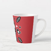 Zweeds en Fins Folk Art Gift Latte Mok (Rechts)