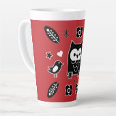 Zweeds en Fins Folk Art Gifts Latte Mok (Linkerhoek)