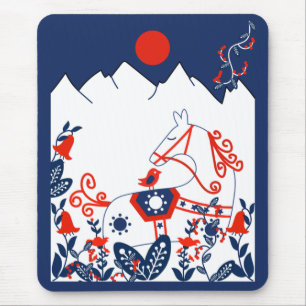 Zweeds en Fins Folk Art Gifts Muismat