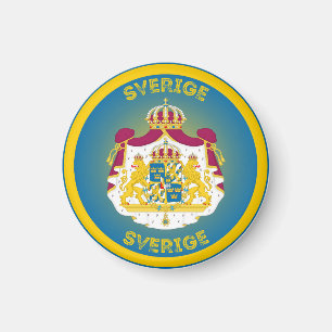 Zweeds Erfgoed Embleem Magneet