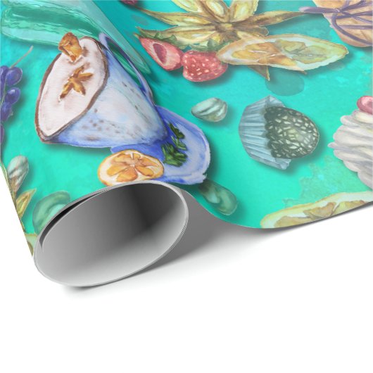 Zweeds Fika geïnspireerd inpakpapier (Rol Hoek)