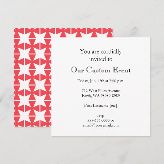 Zweeds Freemasons Cross Kaart (Voorkant / Achterkant)