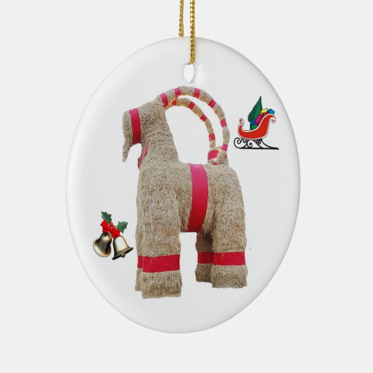 Zweeds Gavle Goat Keramisch Ornament (Rechts)