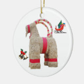 Zweeds Gavle Goat Keramisch Ornament (Links)