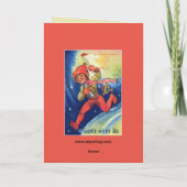  Zweeds Gelukkig Nieuwjaar Feestdagen Kaart (Achterkant)