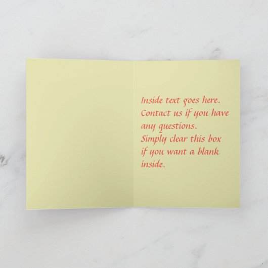  Zweeds Gelukkig Nieuwjaar Feestdagen Kaart (Binnen)