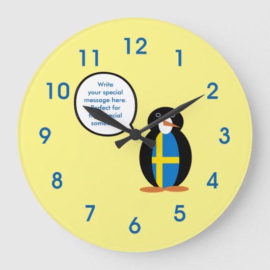 Zweeds gesprek de heer Penguin Grote Klok (Voorkant)