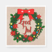 Zweeds God julservett Luncheon Servet (Voorkant)