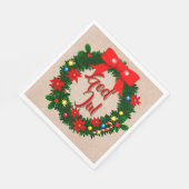 Zweeds God julservett Luncheon Servet (Hoek)