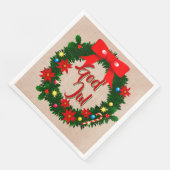 Zweeds God julservett Luncheon Servet (Hoek)