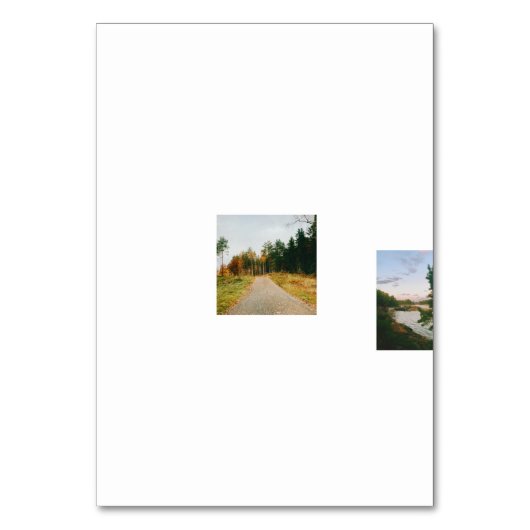 Zweeds herfstbos kaart (Achterkant)