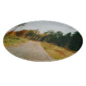 Zweeds herfstbos snijplank (Hoek)
