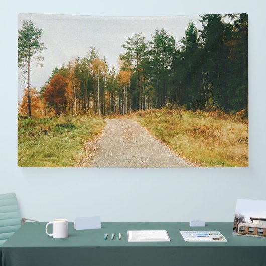 Zweeds herfstbos spandoek (Beurs)