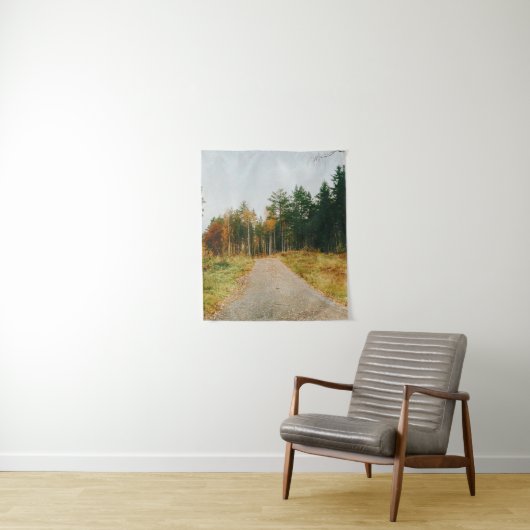 Zweeds herfstbos wandkleed (In situ)